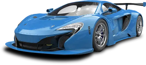 Blue Sports Car